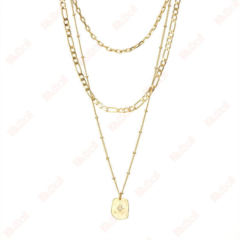 simple style gold choker necklace